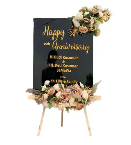 Papan Bunga Akrilik Cakru